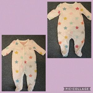 Baby Gap star footie